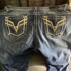 Plus size 18 Vigoss jeans. Thick stitching